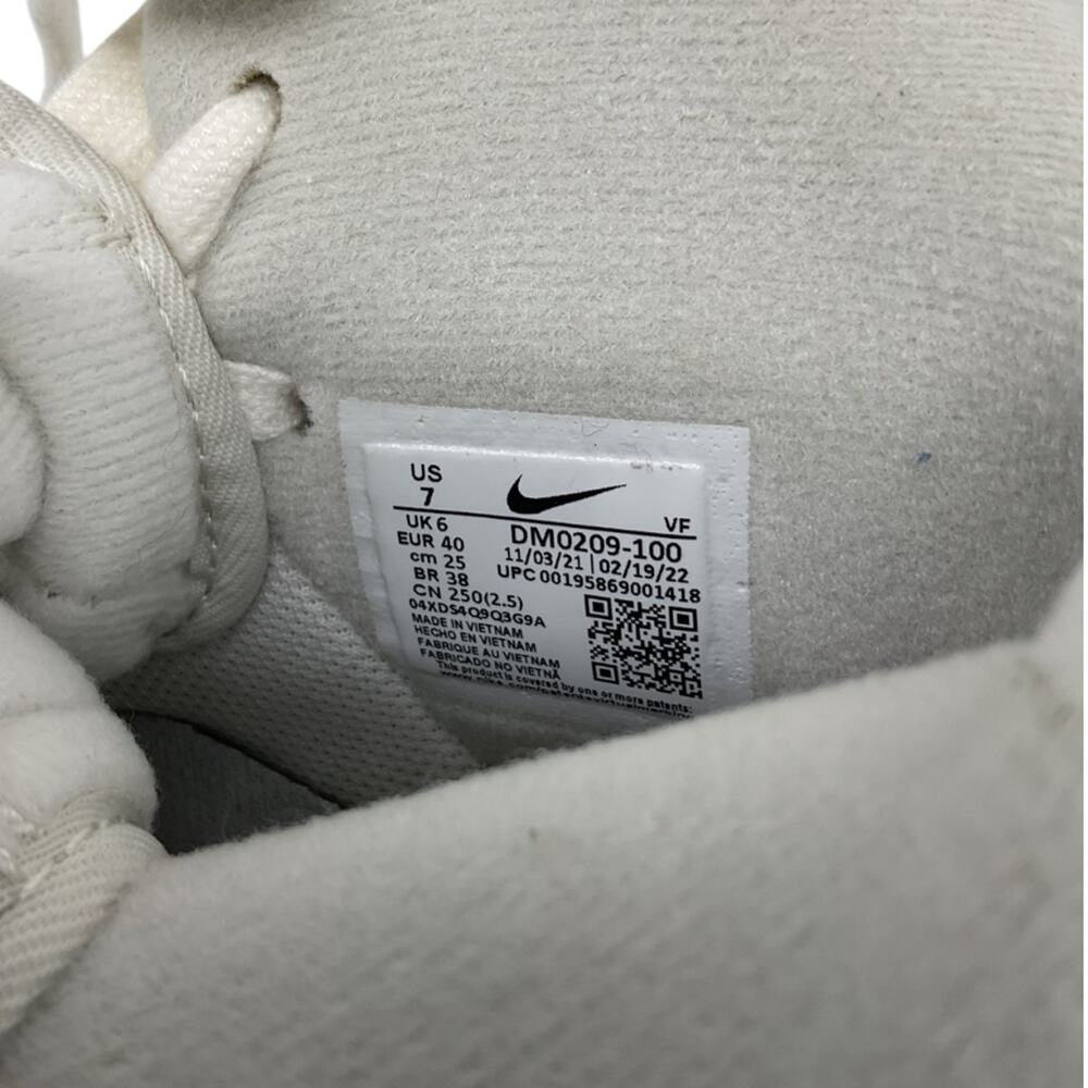 Nike Vintage Cream Air Force 1 High 07 Lv8 Sneakers Size 7 - Picture 4 of 5